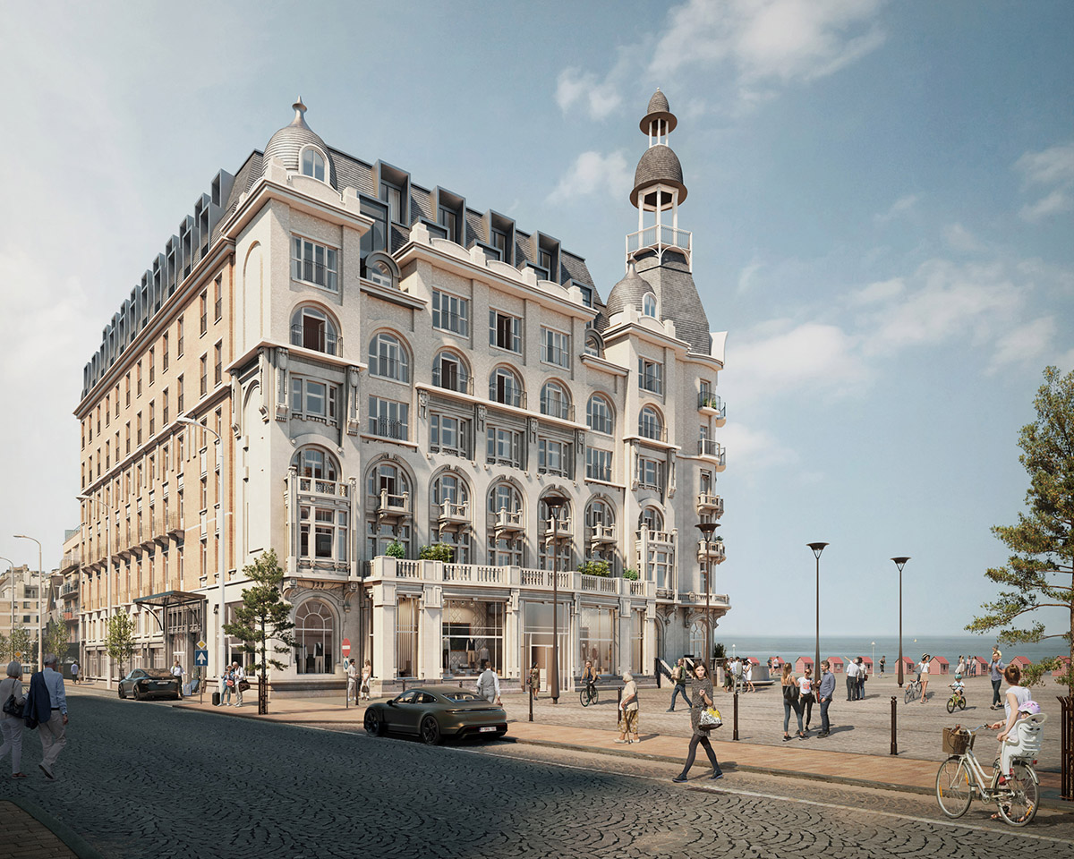David Chipperfield Architects to restore former Grand Hotel in Nieuwpoort, Belgium