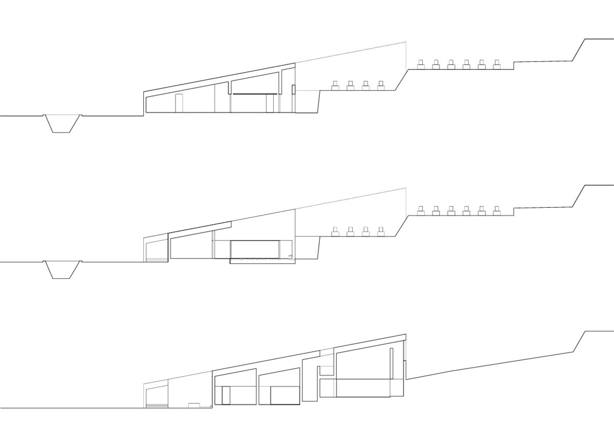 David Chipperfield completes chapel and visitor centre in Hyōgo Prefecture with red coloured concrete