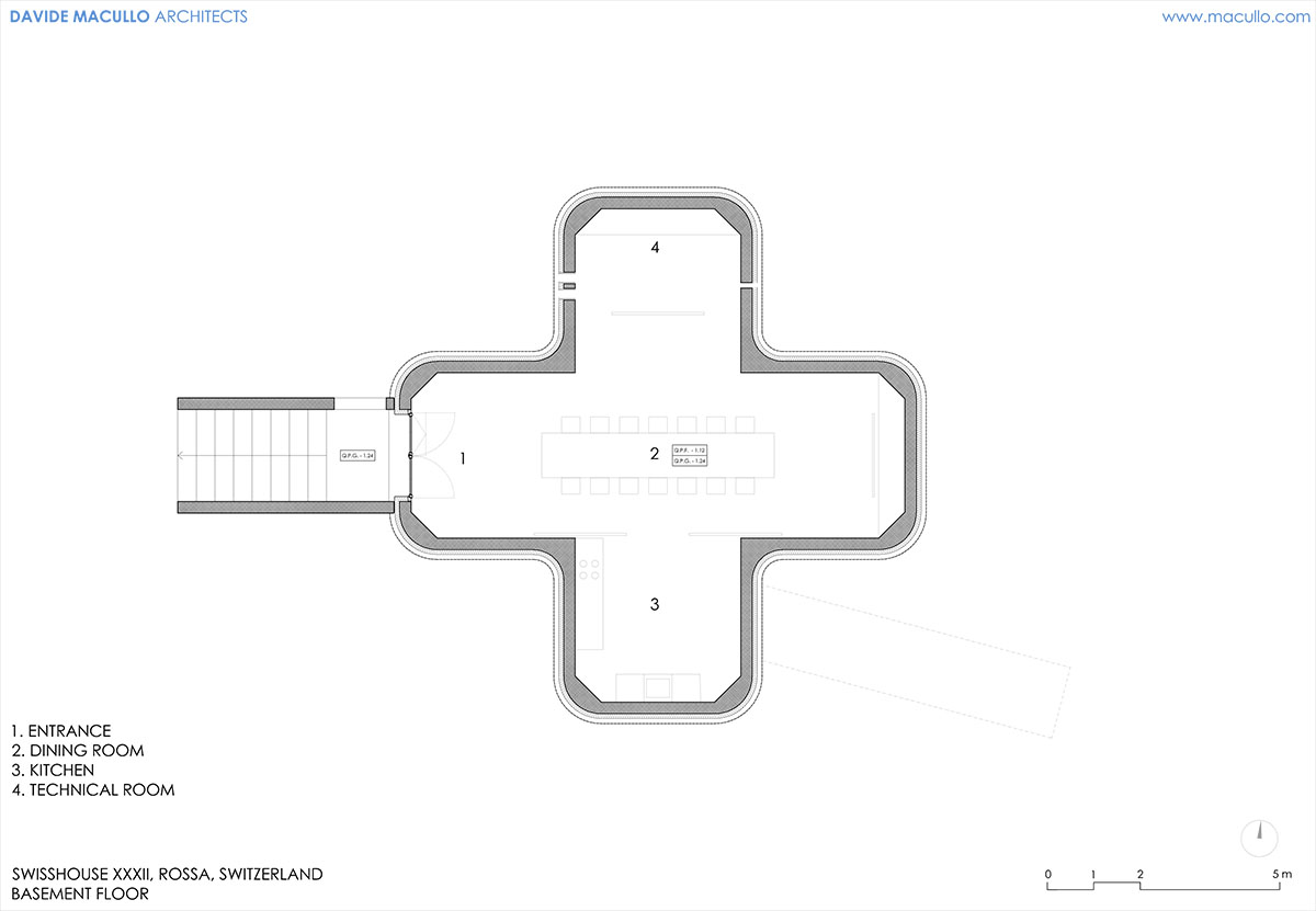 Daniel Buren, Davide Macullo, with Mario Cristiani, Galleria Continua, built this house as public art