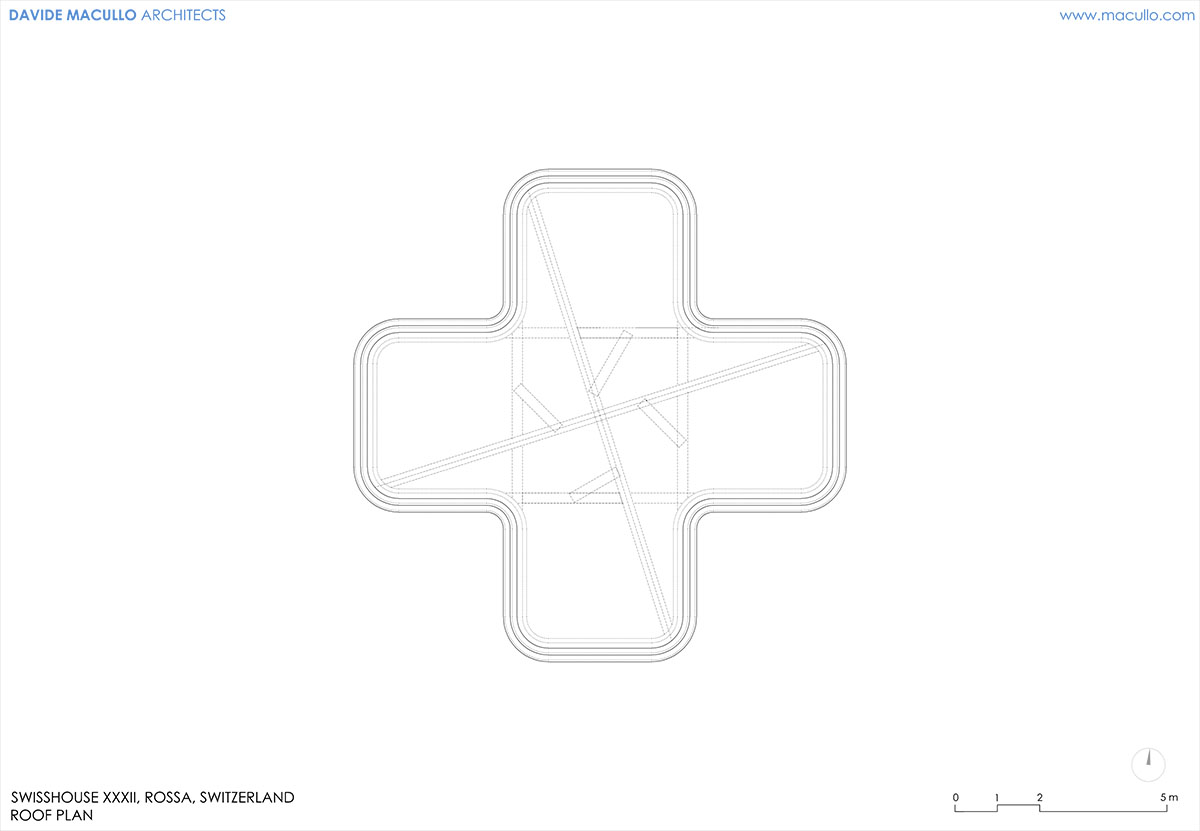 Daniel Buren, Davide Macullo, with Mario Cristiani, Galleria Continua, built this house as public art