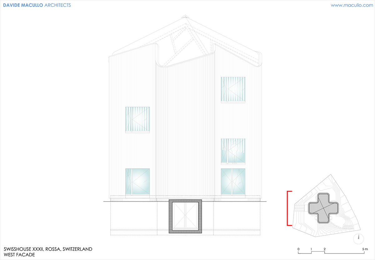 Daniel Buren, Davide Macullo, with Mario Cristiani, Galleria Continua, built this house as public art