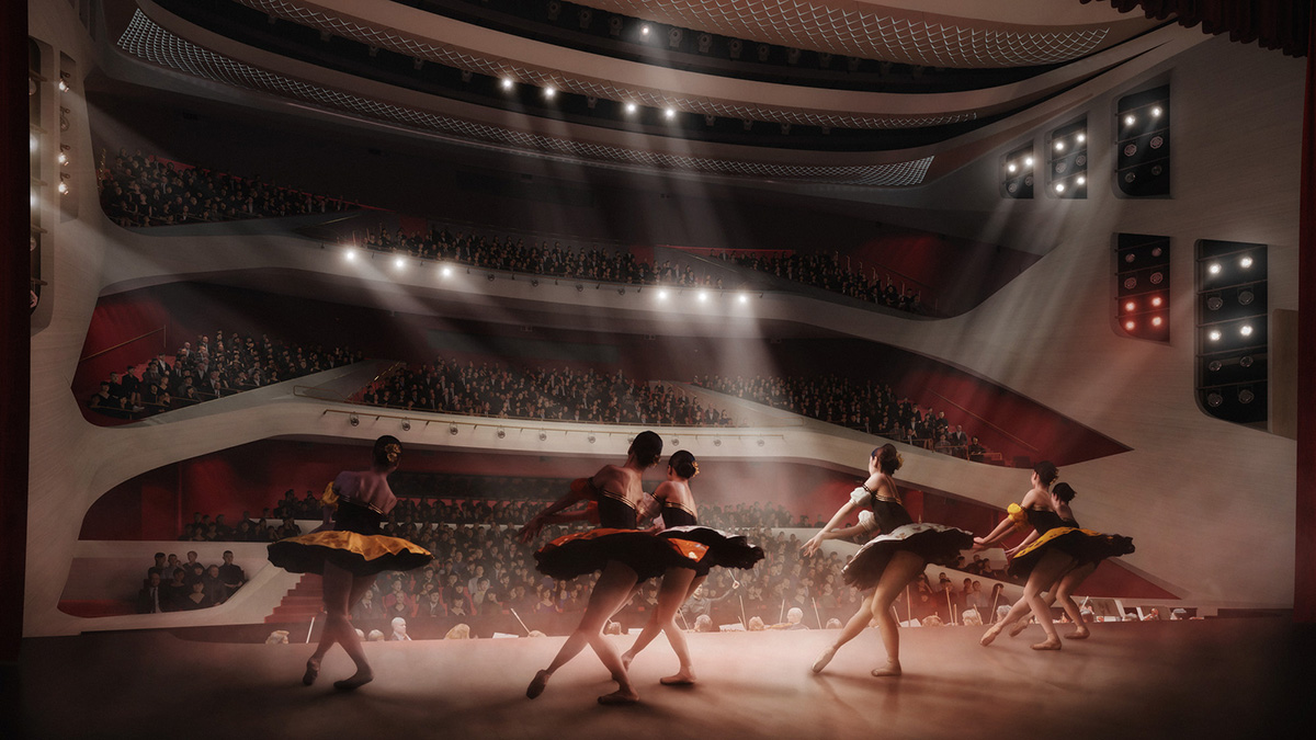 UNStudio's new world class theatre is comprised of interlocking transparent volumes in Hong Kong