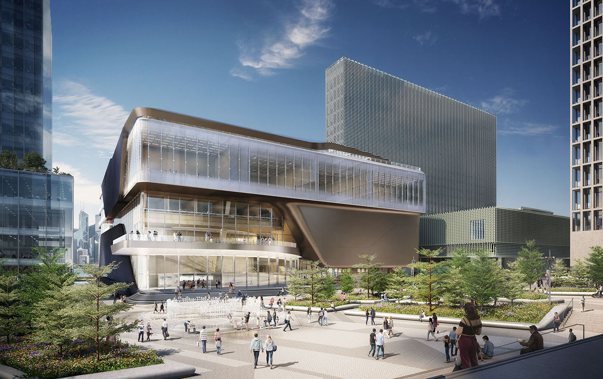 UNStudio's new world class theatre is comprised of interlocking transparent volumes in Hong Kong