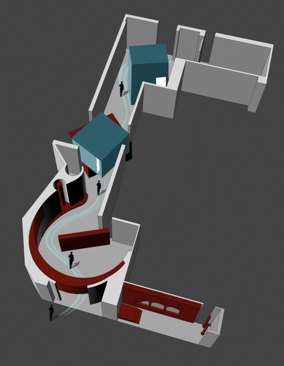 Foshan Topway Design completes flagship store with colorful curved spaces in Foshan, China