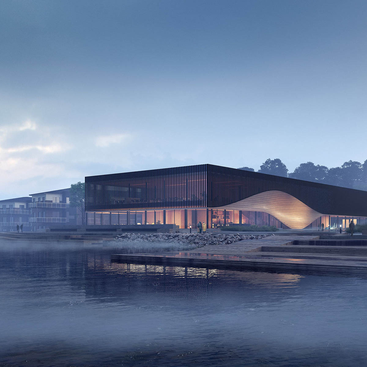 3XN wins competition for a new waterfront Climatorium addressing to fishing culture of Lemvig