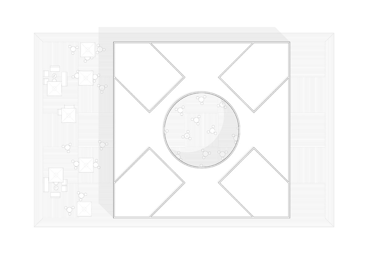 Visitor centre by KWY.studio features diagonally-arranged interior on Saudi Arabian desert 
