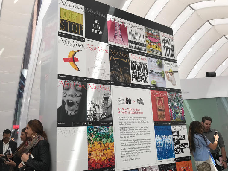 New York City's Times Square has taken over by a design “happening”