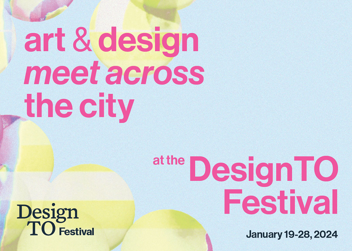 DesignTO Festival will be held from January 19 to January 28, 2024