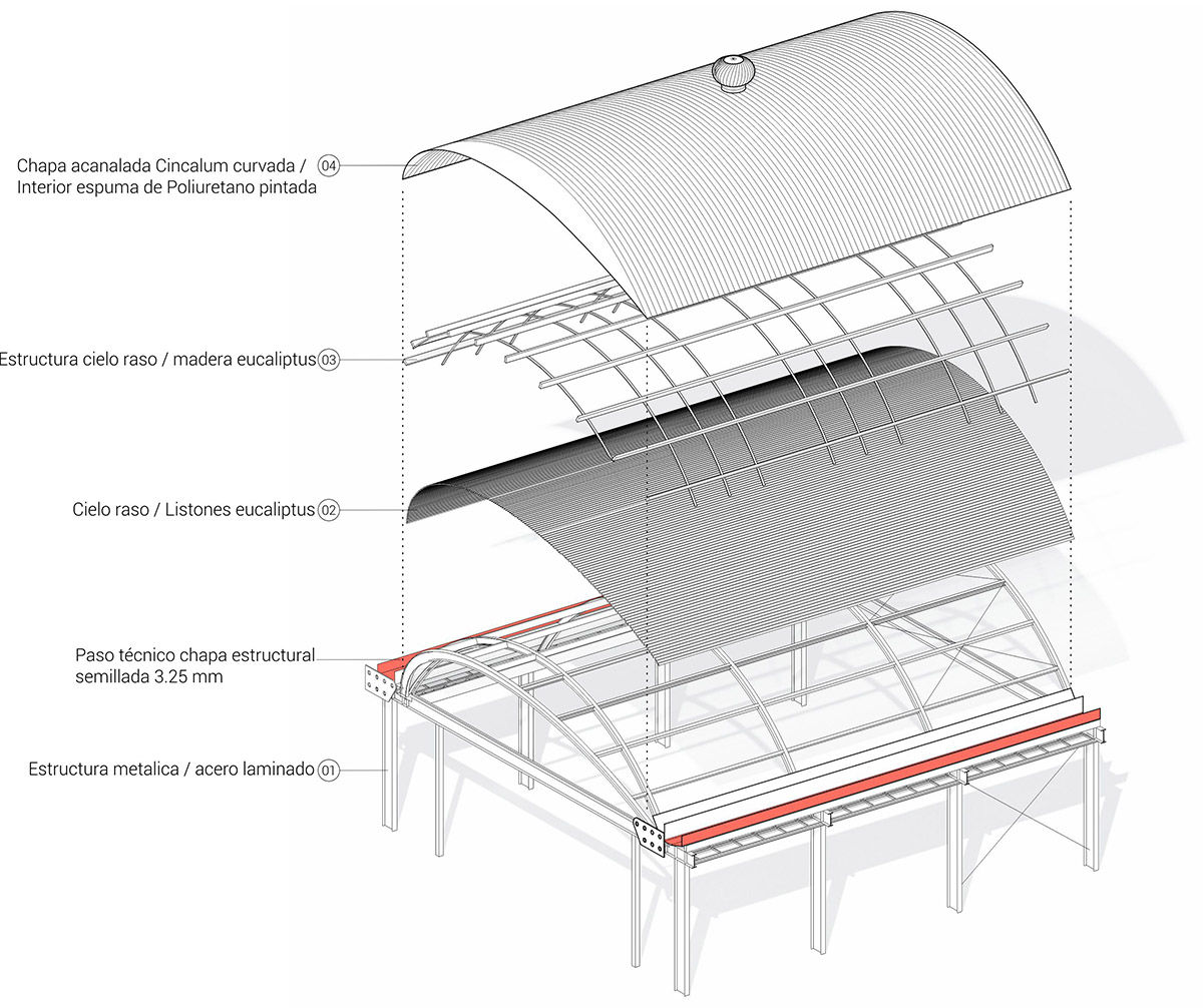 Irigoyen Navarro Arquitectos completes College of Professionals of the Surveyor complex in Santa Fe
