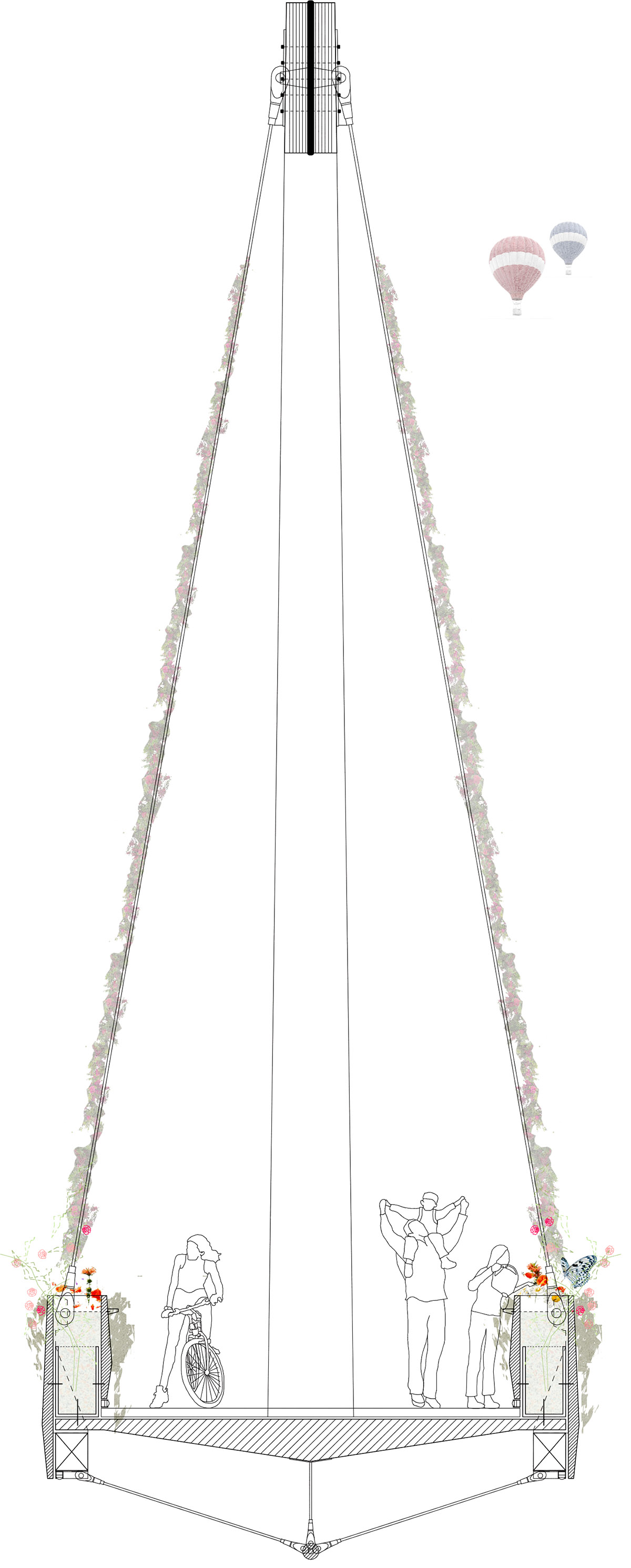 Architects propose sculptural footbridges in Latvia's Gauja National Park