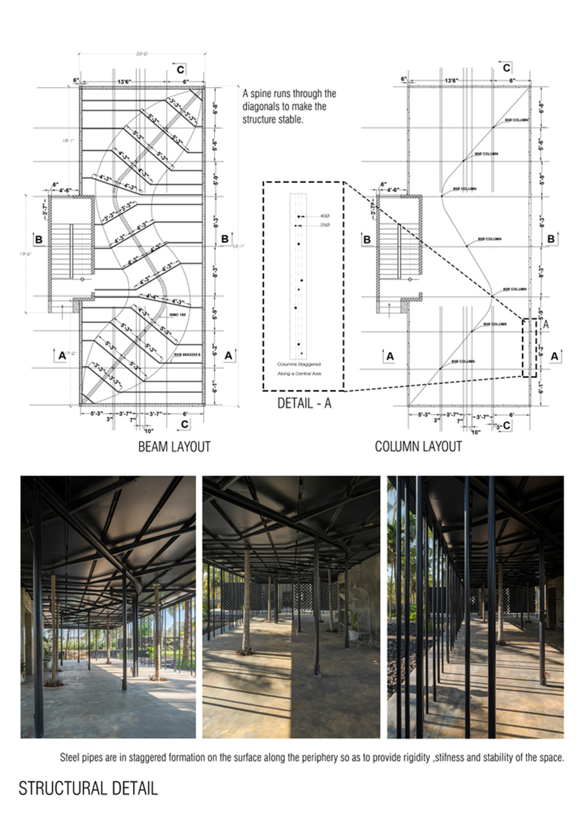 Parallax designs black weekend house raised on slender stilts within coconut trees in Bangalore