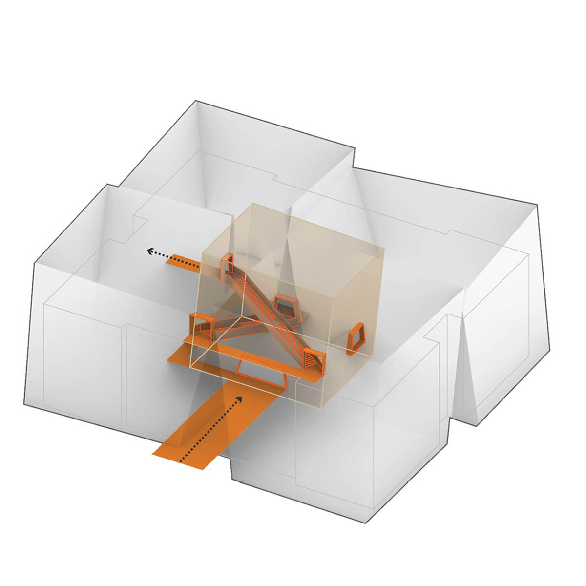 aoe built ShuiFa Info Town Property Exhibition Centre with all-white perforated volumes in China