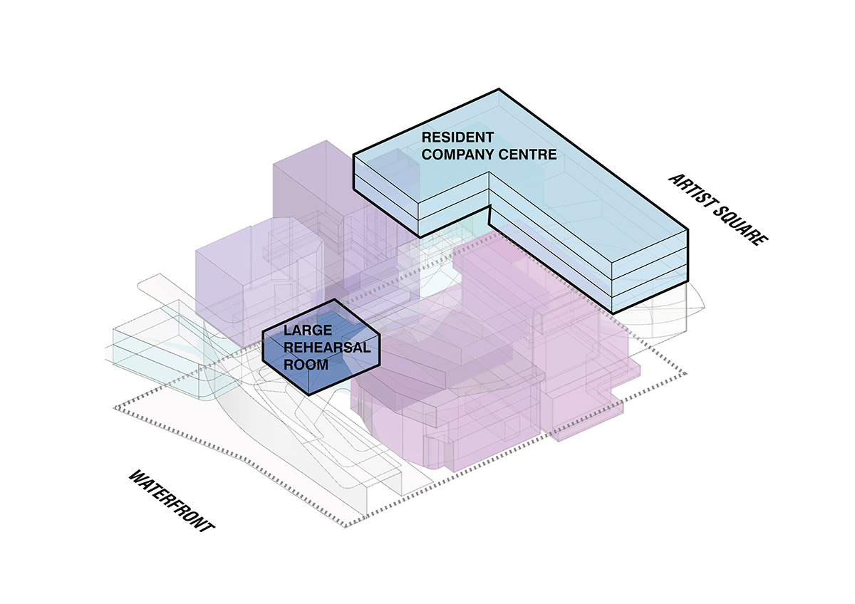 UNStudio's new world class theatre is comprised of interlocking transparent volumes in Hong Kong