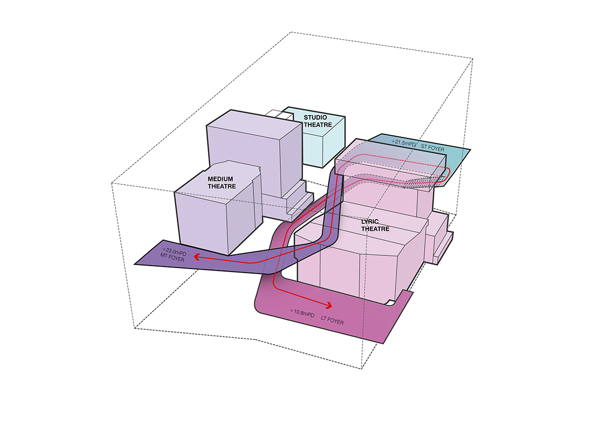 UNStudio's new world class theatre is comprised of interlocking transparent volumes in Hong Kong