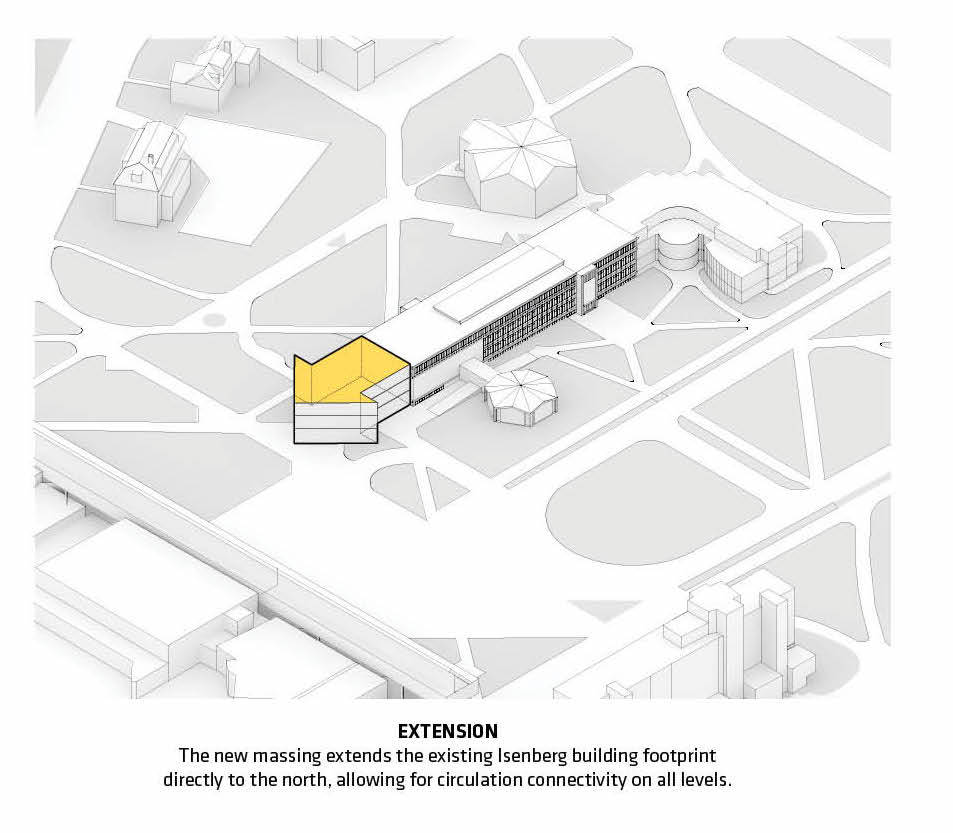 BIG creates entrance with accordion-like pillars for Business Innovation Hub at Massachusetts