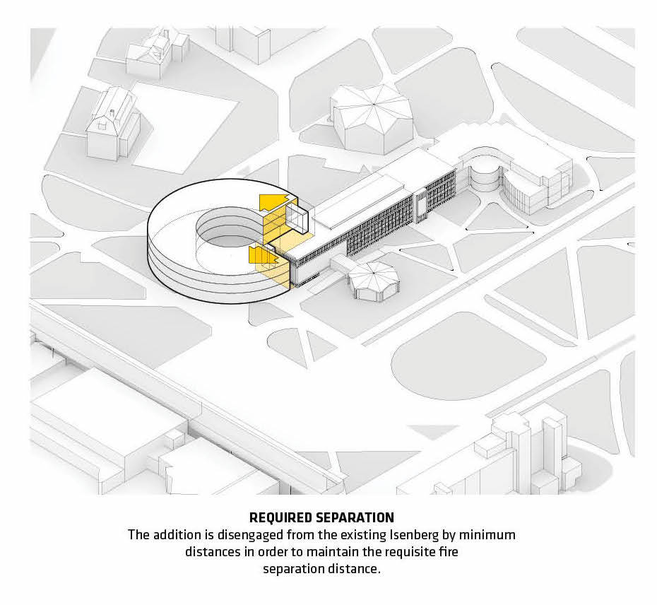 BIG creates entrance with accordion-like pillars for Business Innovation Hub at Massachusetts
