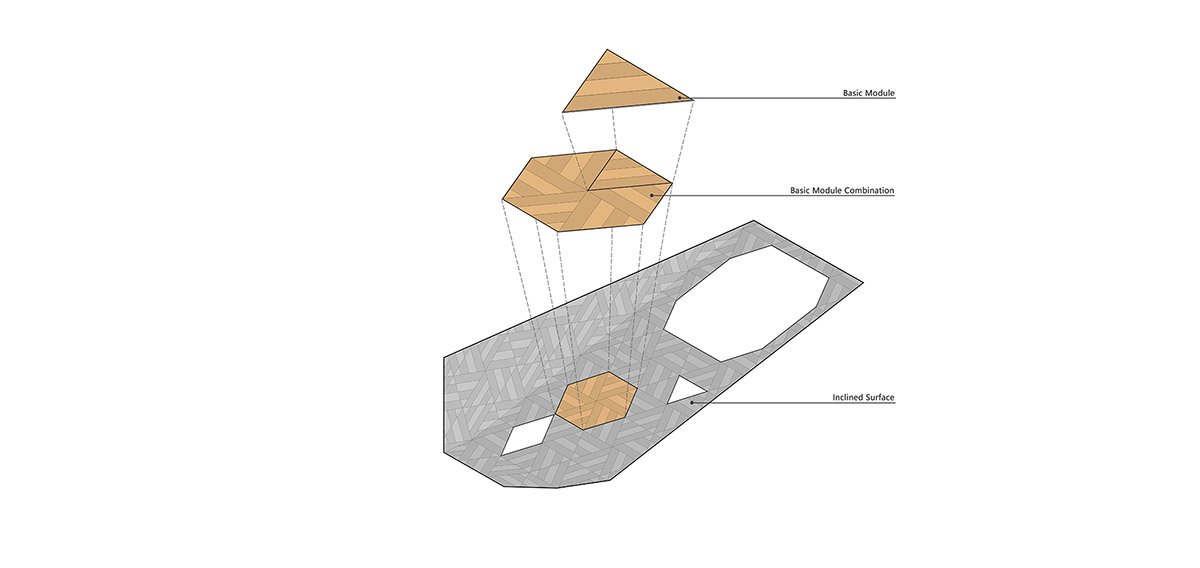 Towodesign creates geometric sculpture for Folding Garden in Shanghai