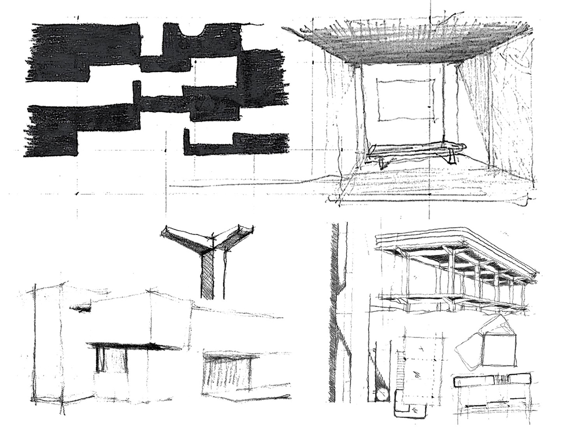 Thin concrete slabs are extruded to bring lightness to this Mexican house