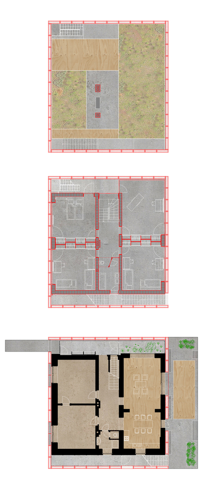 ŠÉPKA Architects wraps old residence with steel lattice featuring climbing plants as facade element