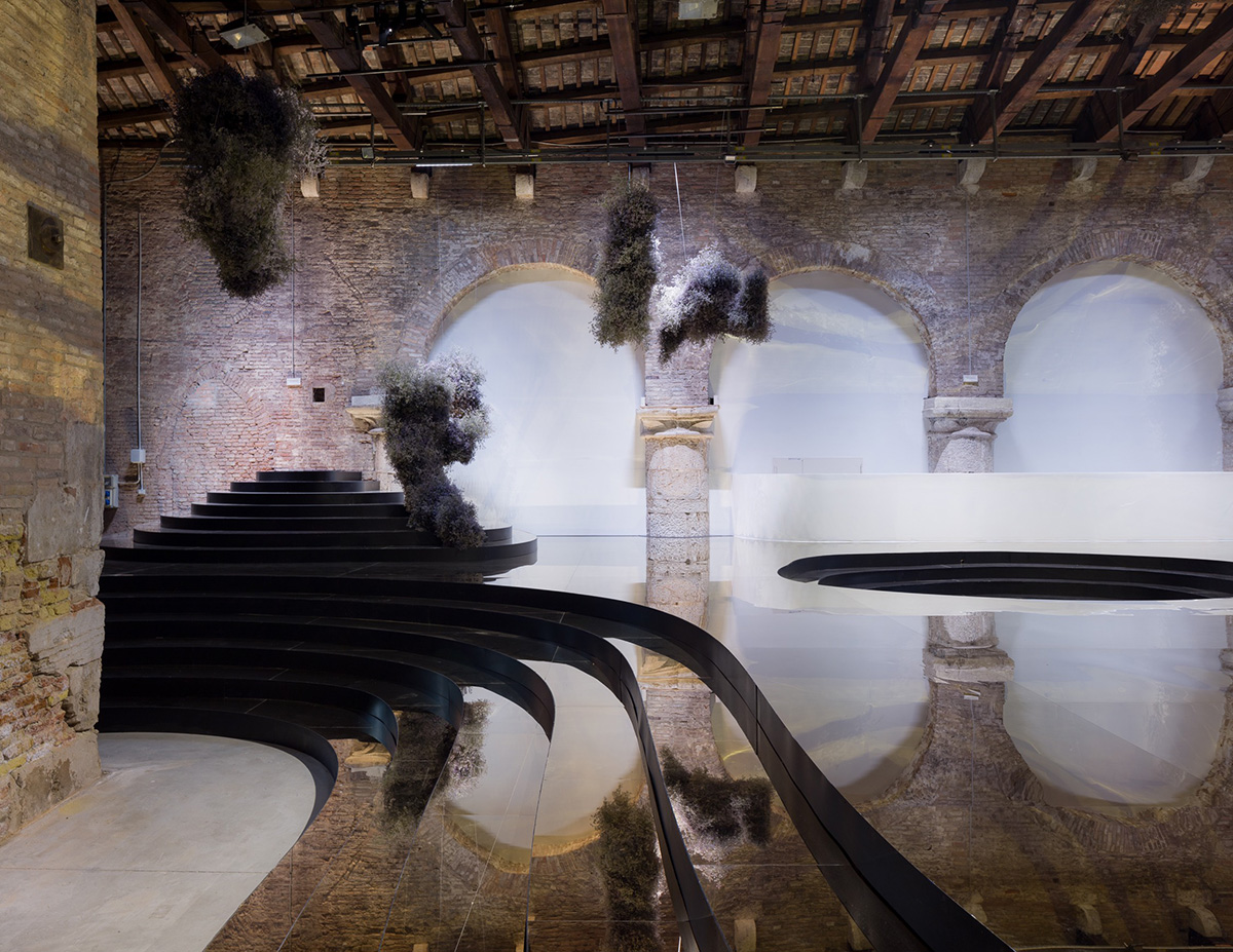 Space Caviar creates artificial and technologically augmented garden for Uzbekistan Pavilion