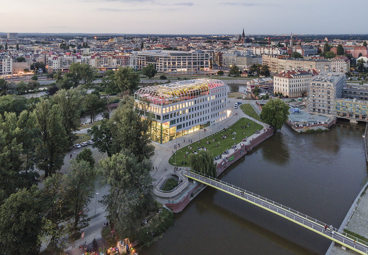 MVRDV opens up heritage building in Poland with three-storey glass wall and open-air terrace