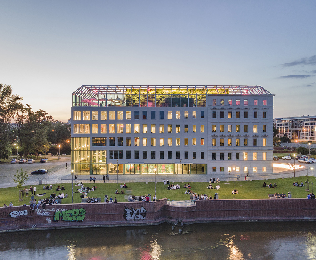 MVRDV opens up heritage building in Poland with three-storey glass wall and open-air terrace