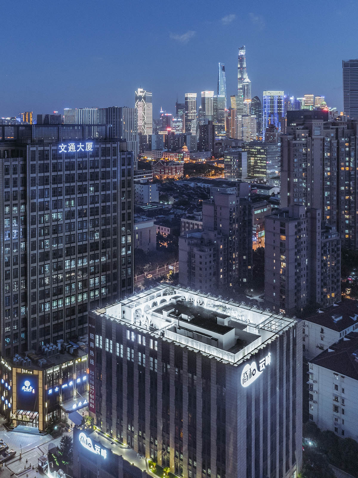 Wutopia Lab Created a 3D Green Landscape with Perforated Aluminum Panels in Shanghai