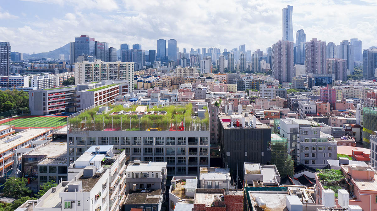 MVRDV converts former factory in Shenzhen into a creative hub with a green public roof 