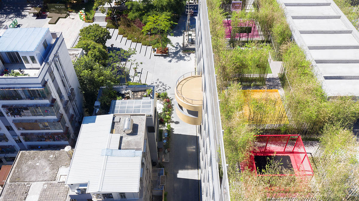 MVRDV converts former factory in Shenzhen into a creative hub with a green public roof 