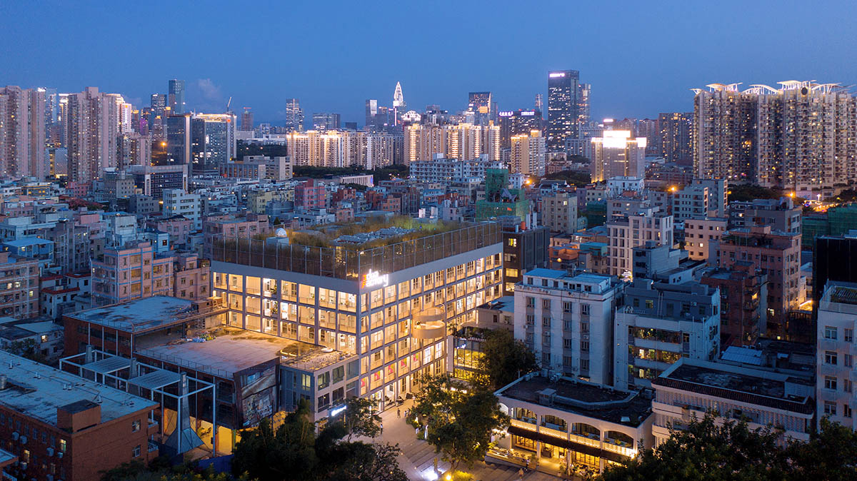 MVRDV converts former factory in Shenzhen into a creative hub with a green public roof 