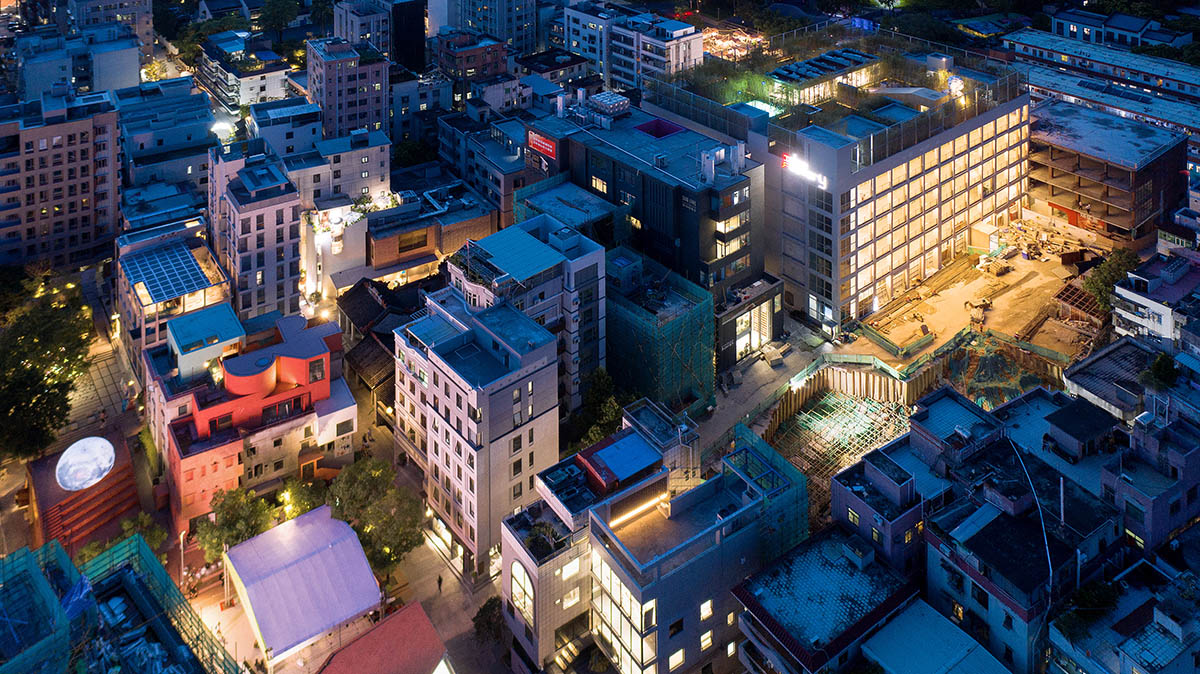 MVRDV converts former factory in Shenzhen into a creative hub with a green public roof 