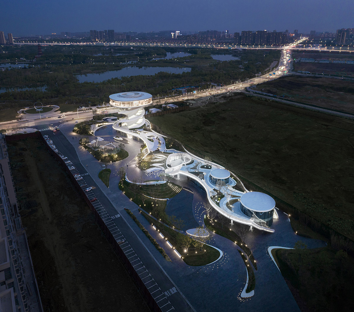 Natural qualities of Wetlands inform Nanchang Waves designed by Nordic Office of Architecture
