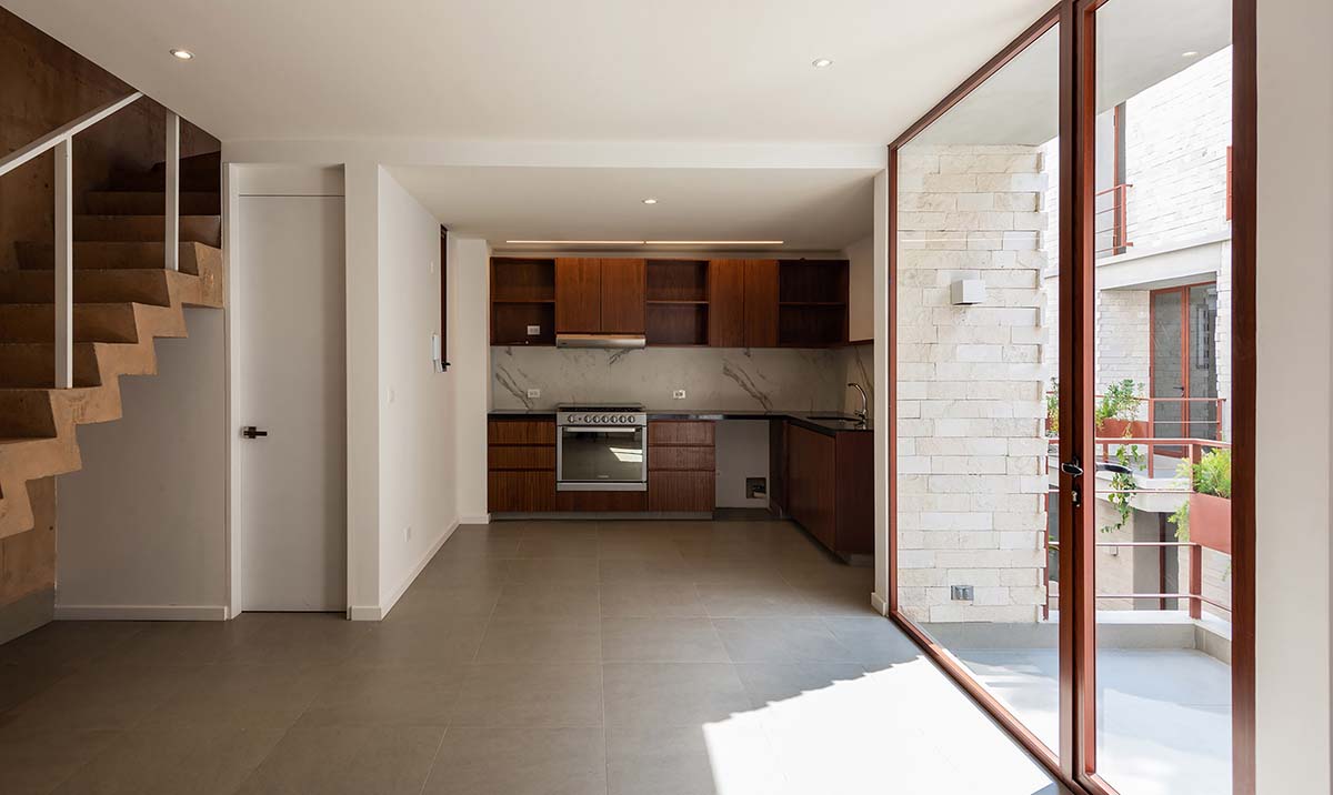 CPDA Arquitectos completes housing with dusty pink residential volumes in Mexico city