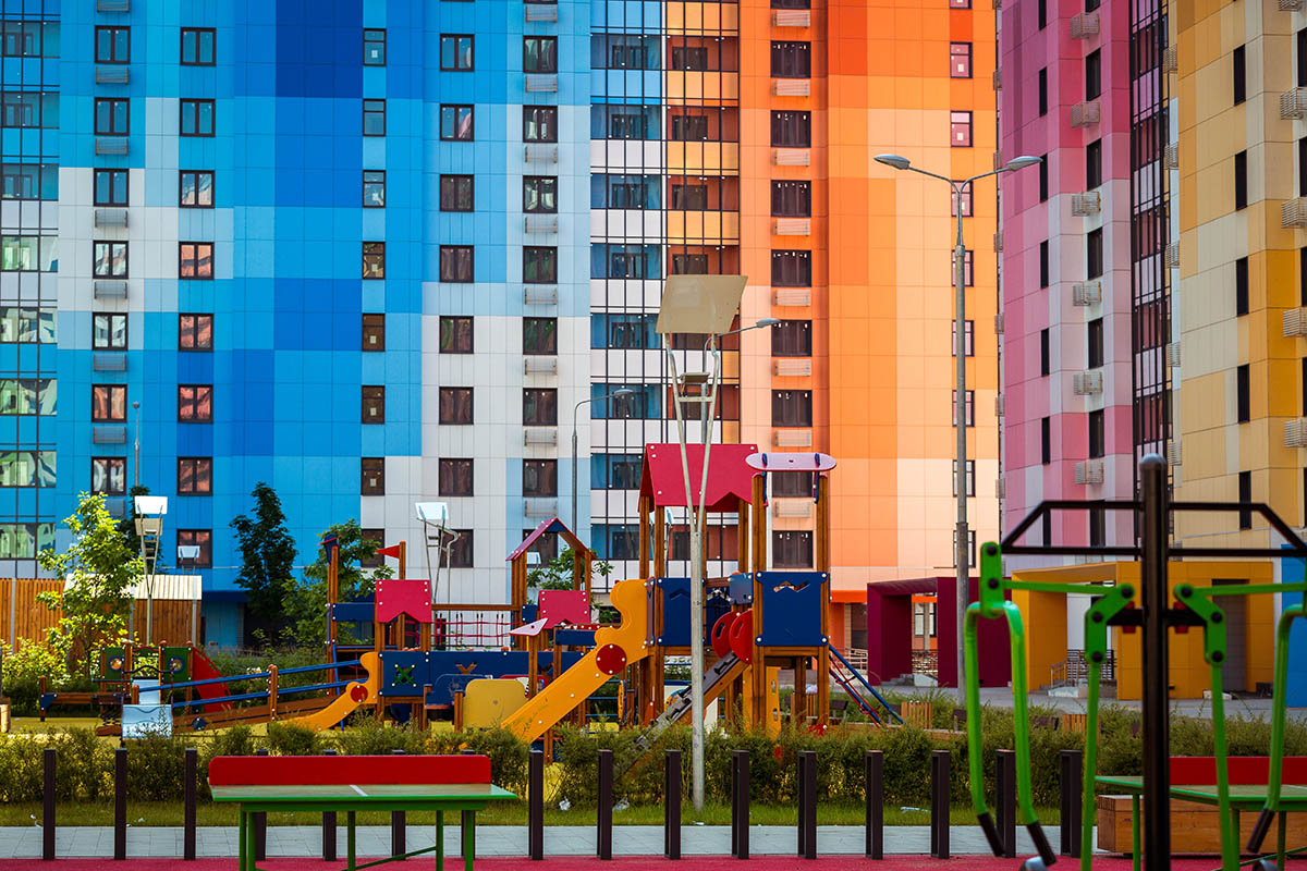 Massimo Iosa Ghini&rsquo;s colorful Muscovite neighborhood in Russia