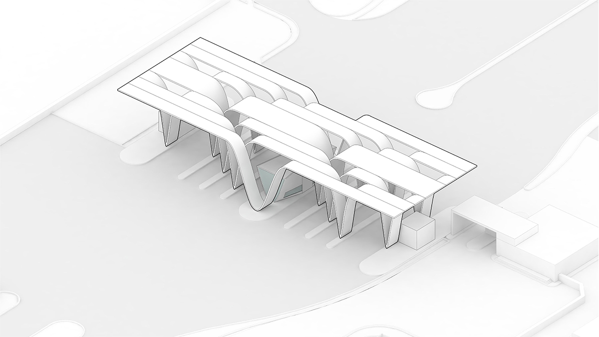 Pasargad Steel Complex Gateway By Fluid Motion Architects