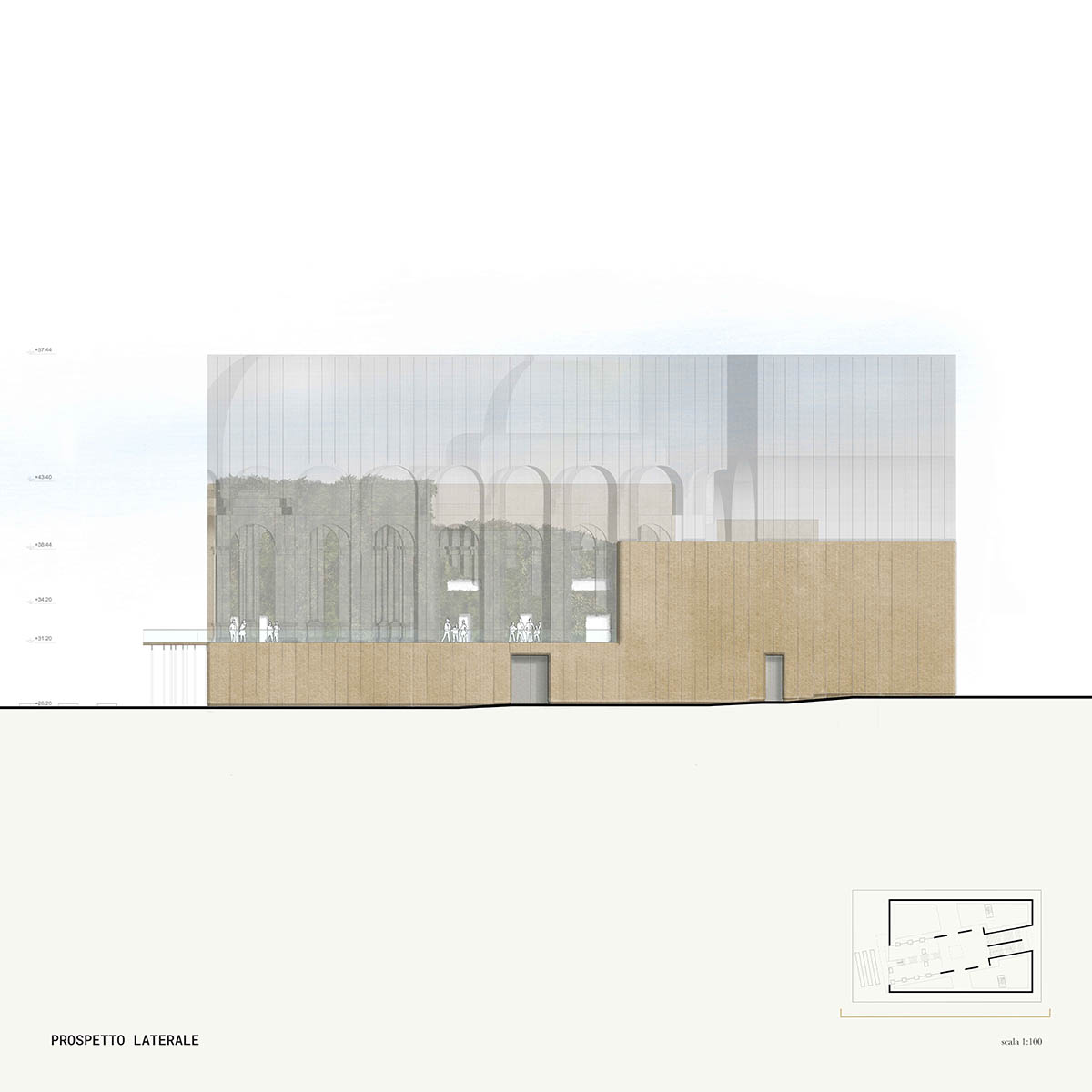 Dodi Moss designs transparent pavilion made of metal mesh for Italian Pavilion at Expo 2020 Dubai