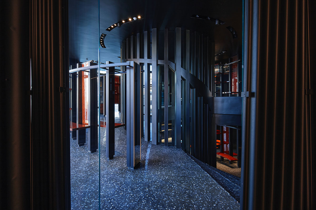 Ateliers Jean Nouvel wraps Dolce & Gabbana's Seoul store with four pillars made of black granite