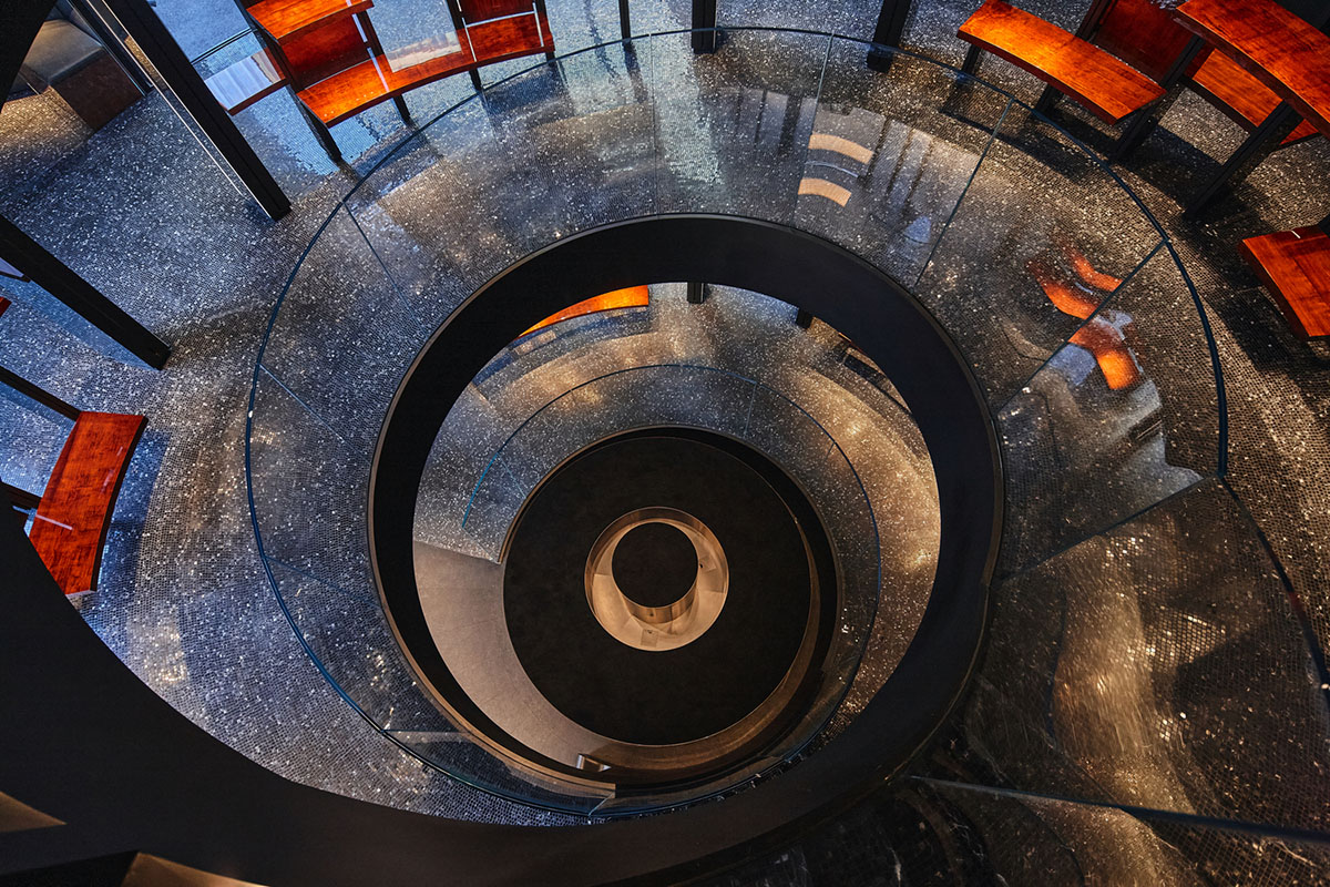 Ateliers Jean Nouvel wraps Dolce & Gabbana's Seoul store with four pillars made of black granite