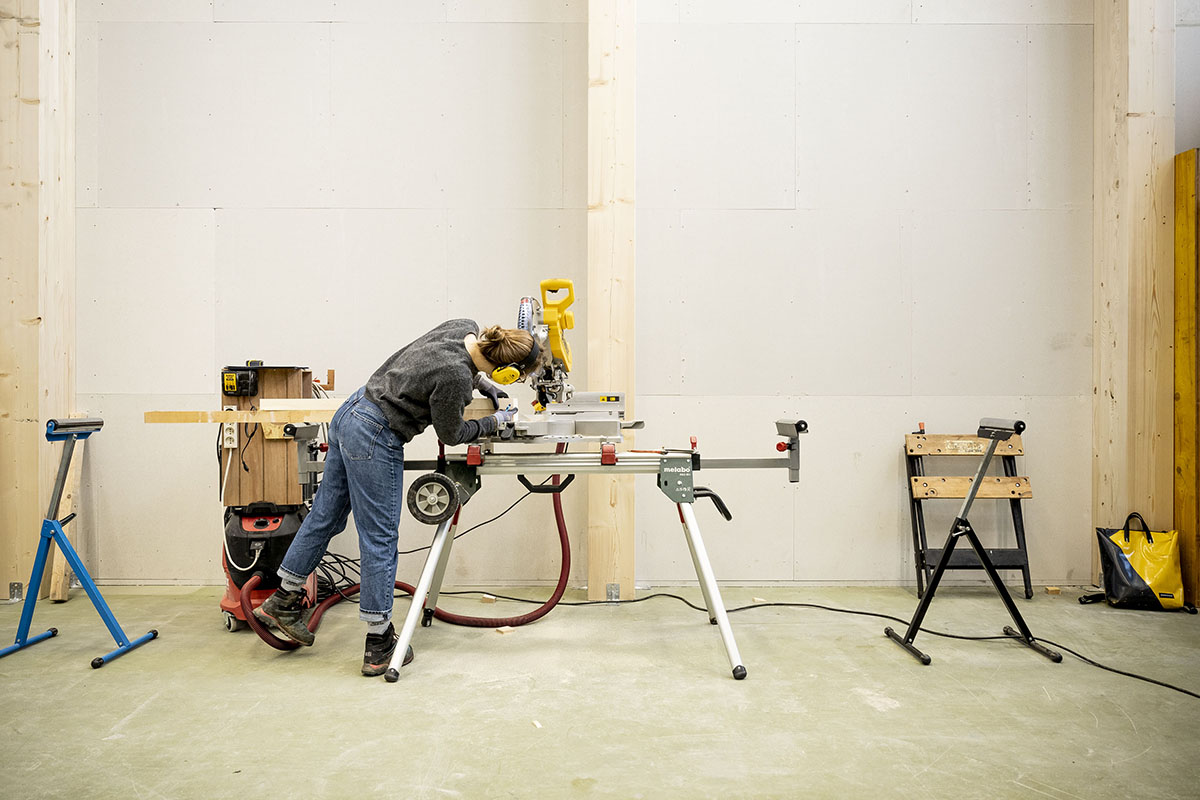 ETH Zurich students create timber geodesic dome made solely from waste 