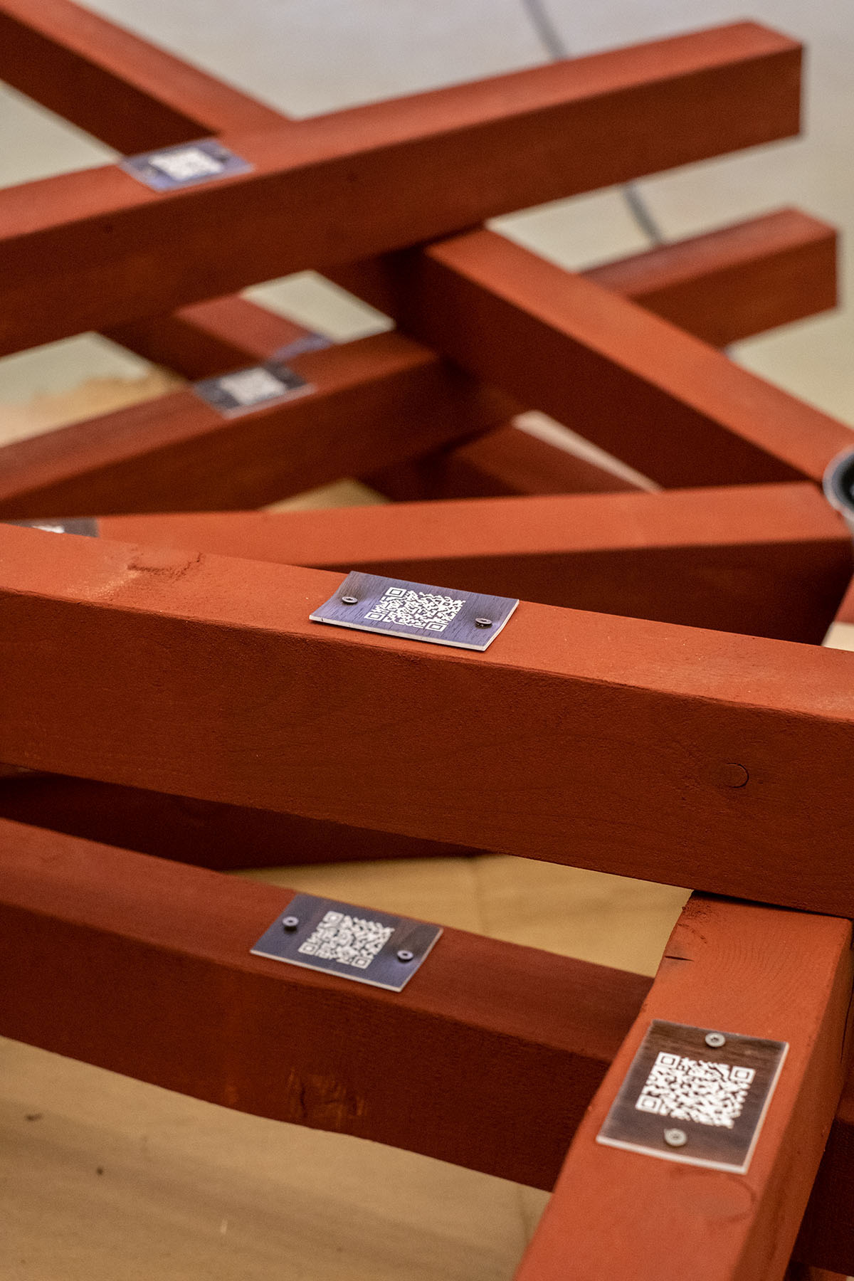ETH Zurich students create timber geodesic dome made solely from waste 