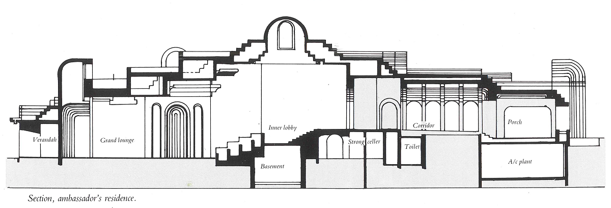 A Brick Sculpture To Work In: Satish Gujral-Designed Embassy of Belgium, New Delhi