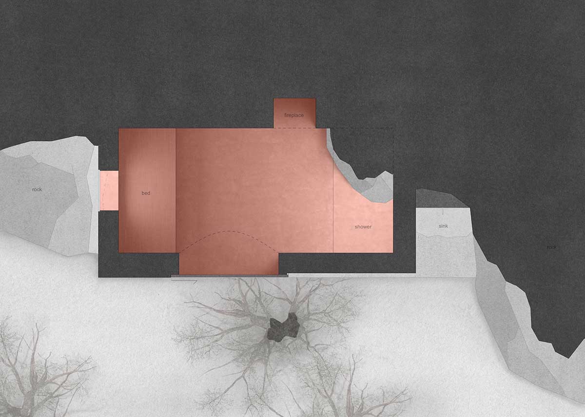 Mar Plus Ask designs a pair of tiny retreats that are washed by pink and purple tones in Mallorca