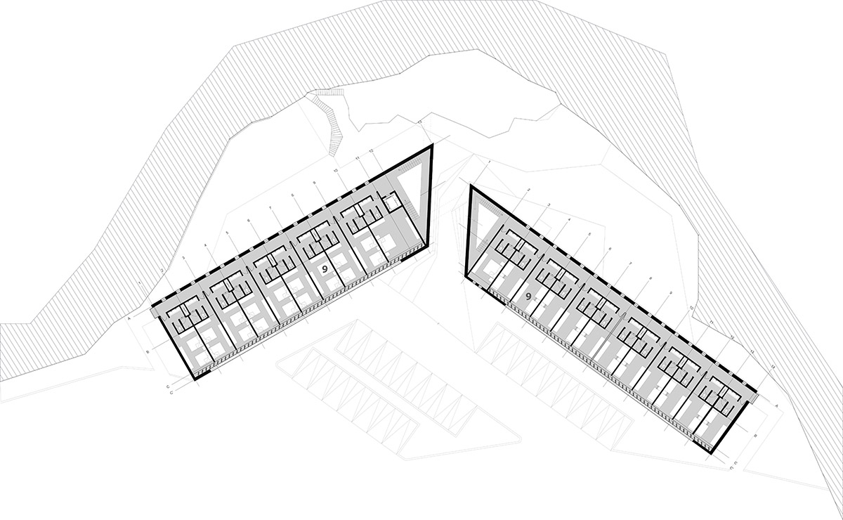 DF Arquitectos completes Pumas Clubhouse from volcanic stone in Mexico