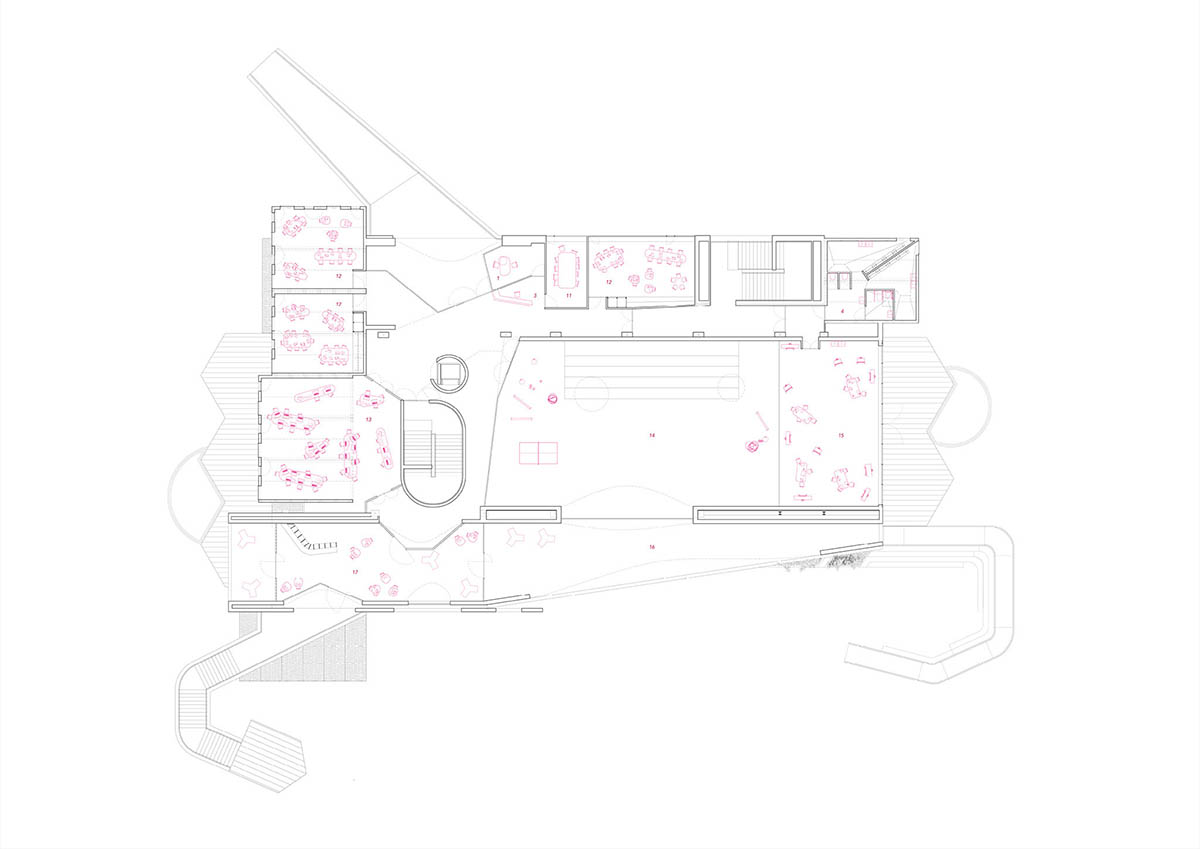 Andres Jacque / Office for Political Innovation designs village-like experimental school in Madrid