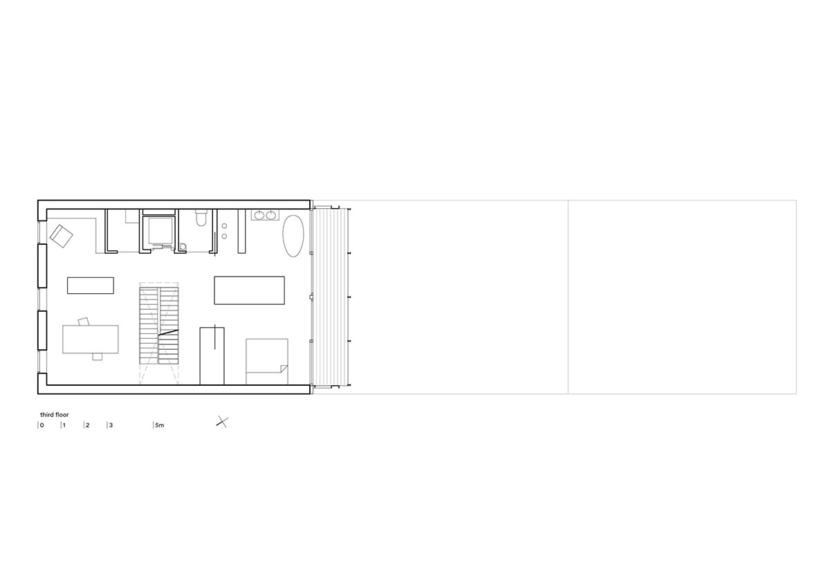 BETA built a three-generation house with open plan and free-form elements in Amsterdam