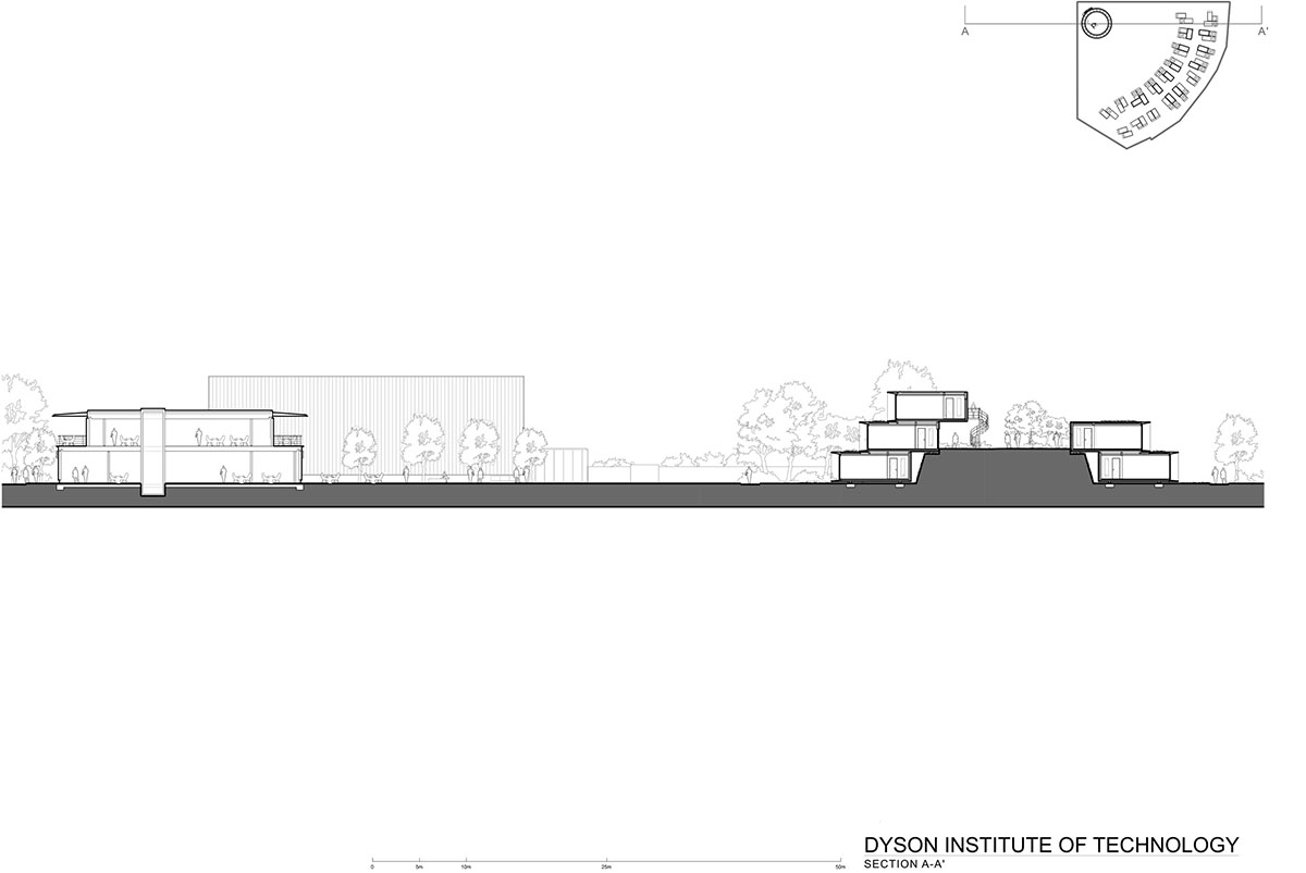 WilkinsonEyre completes new student village made of timber modular housing pods at Dyson Institute