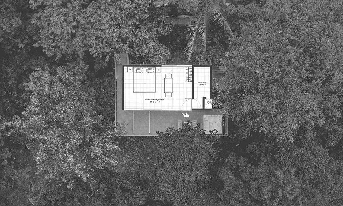 Okno Modhomes completes a serene sanctuary with a mirrored façade in Karnataka