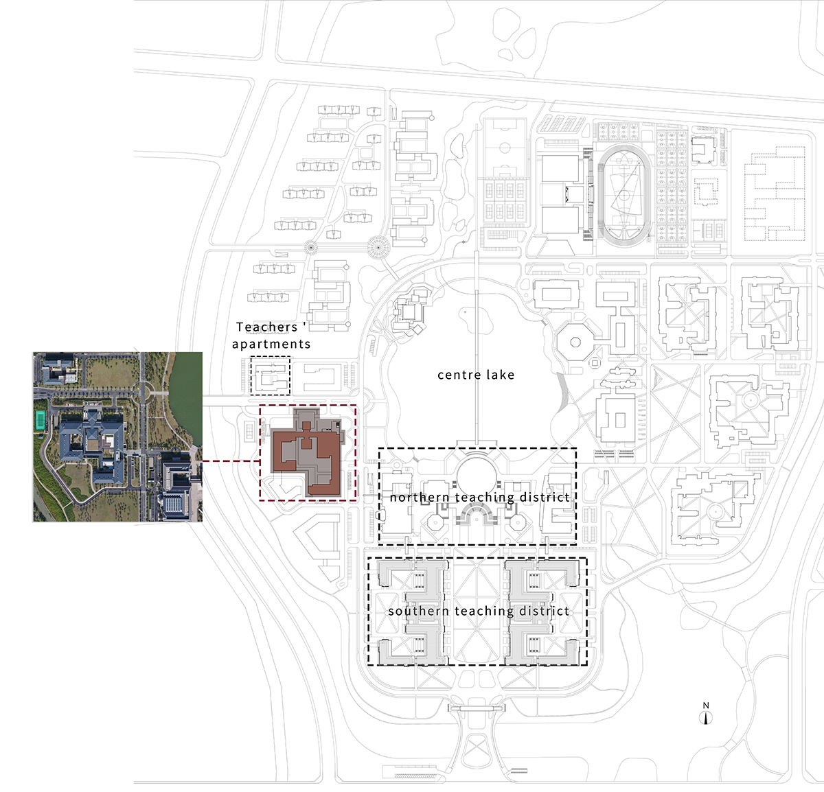 UAD Applied Dramatic Subtle Interpretation of Courtyards for A Campus in Zhejiang