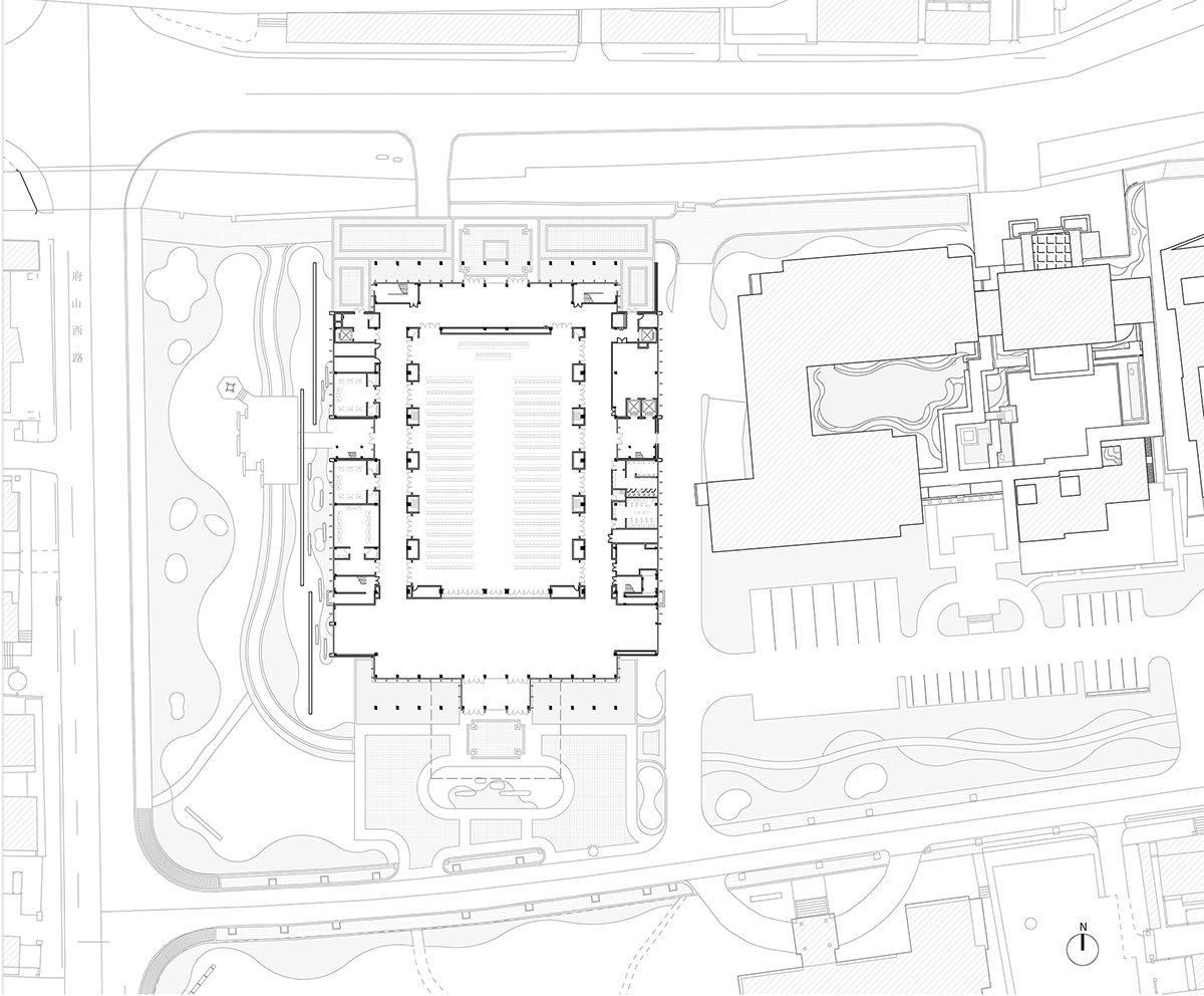 UAD Created a Multi-Purpose Hall that Combines a Concept of Urban Forest in Shaoxing, China