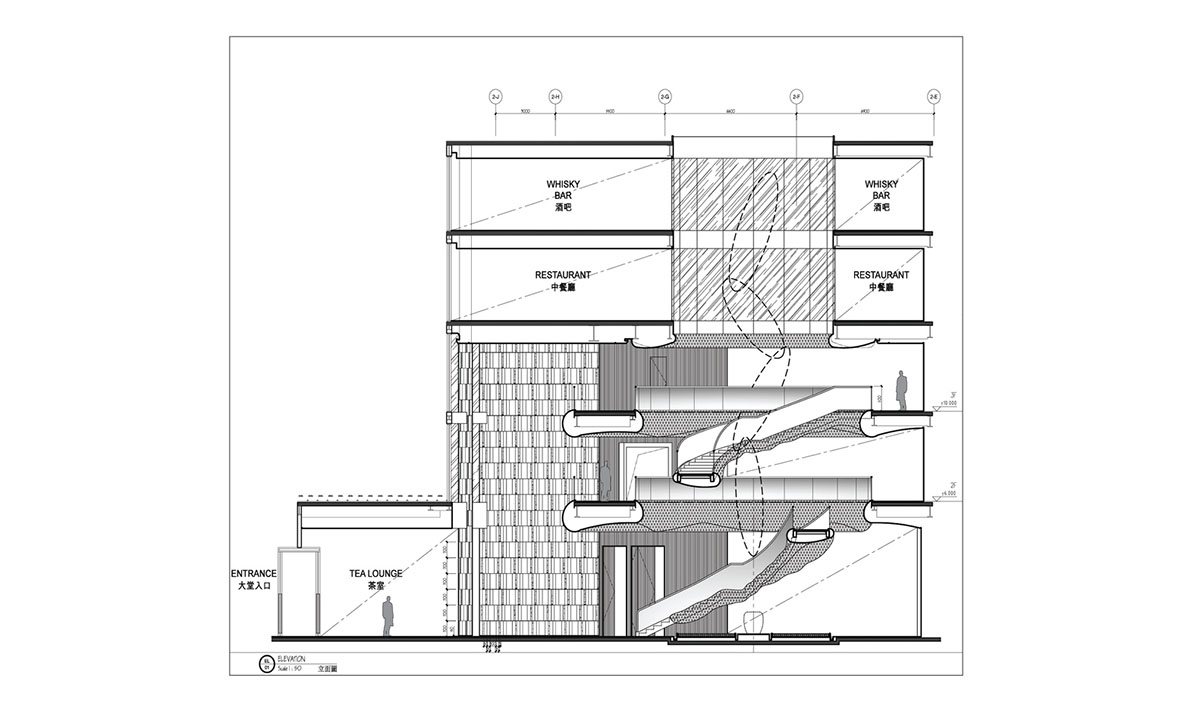 Bulbous-formed bamboo elements form this organic resort designed by JADE+QA & Stylus Studio